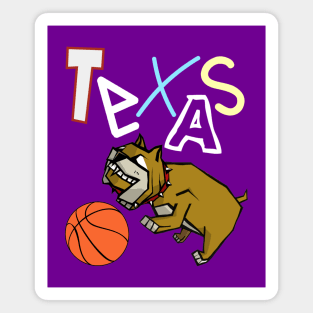 Texas Wild Bulldogs Basketball Squad Warmup Jersey Magnet